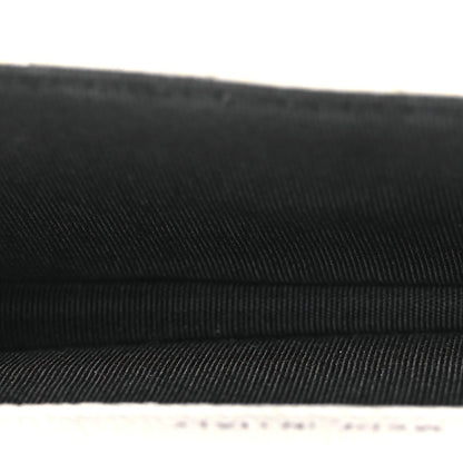 Caviar Quilted My Everything Belt Flap Card Holder White