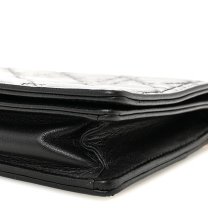 Lambskin Cannage Lady Dior Pouch Black