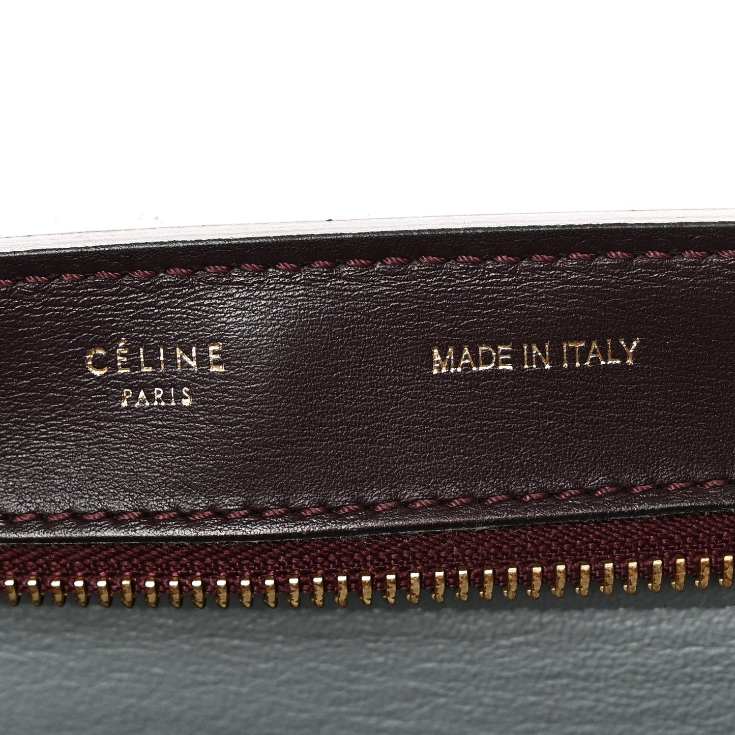 Calfskin and Suede Small Tri-Color Trapeze Dark Grey
