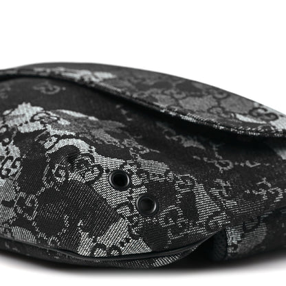 Denim Monogram Web Belt Bag Blue Multicolor