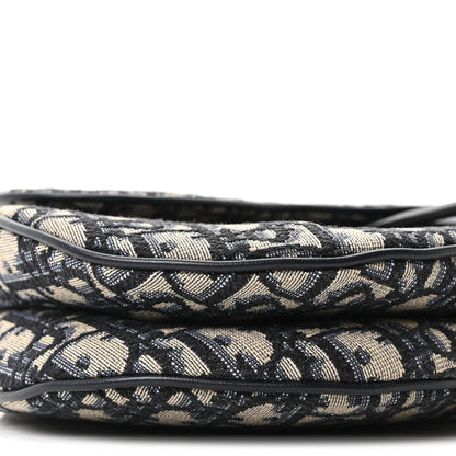Oblique Saddle Bag Blue