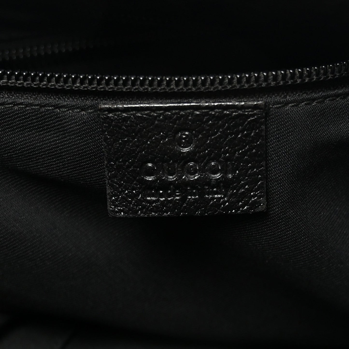 Monogram Web Medium Flat Messenger Bag Black