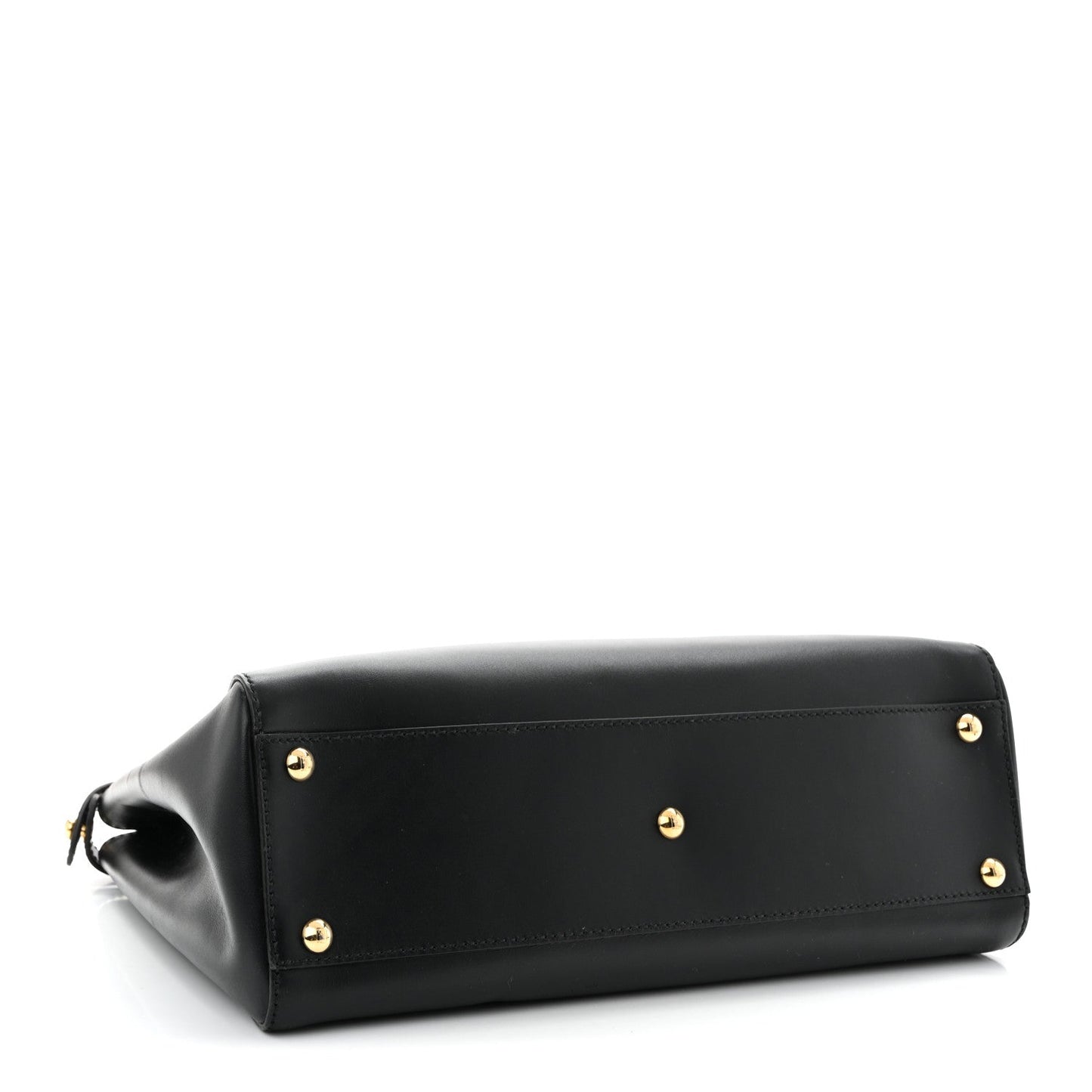 Vitello Morgan Fabric Jacquard Pequin Medium Peekaboo Iconic Satchel Black Tobacco