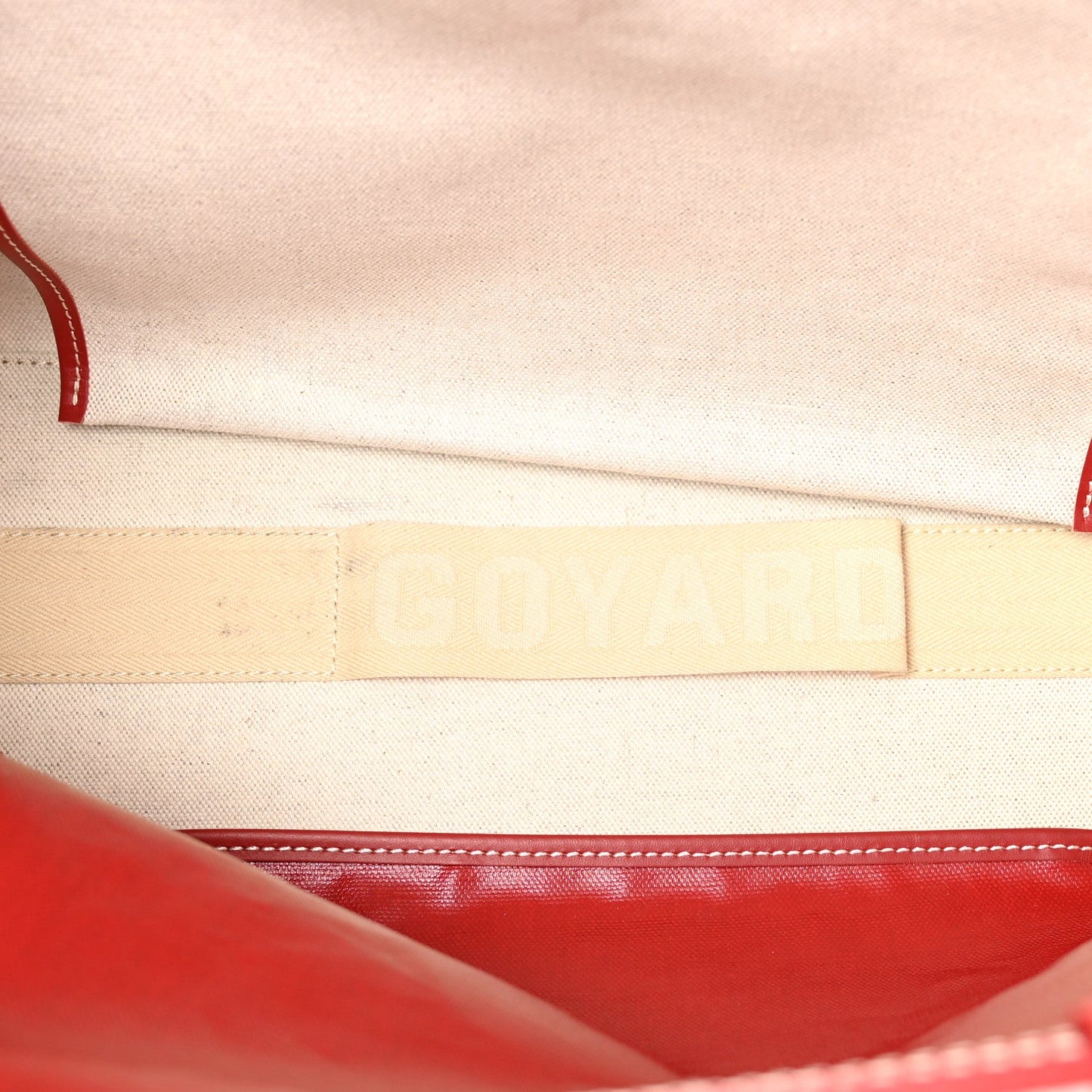 Goyardine Bellechasse Biaude MM Tote Red