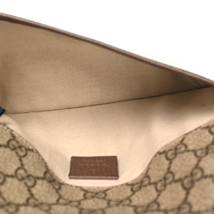 GG Supreme Monogram Neo Vintage Web Belt Bag Brown