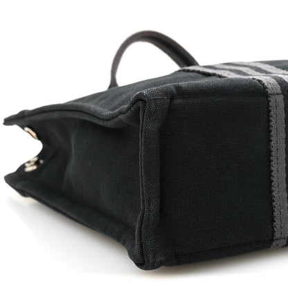 Canvas Herline PM Tote Black