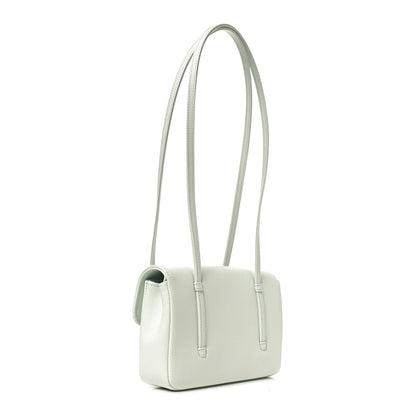 Shiny Caviar Mini Preppy Coco Shoulder Bag Light Blue