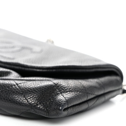 Caviar Half Moon Wallet On Chain WOC Black