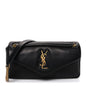 Plunged Lambskin Calypso Black