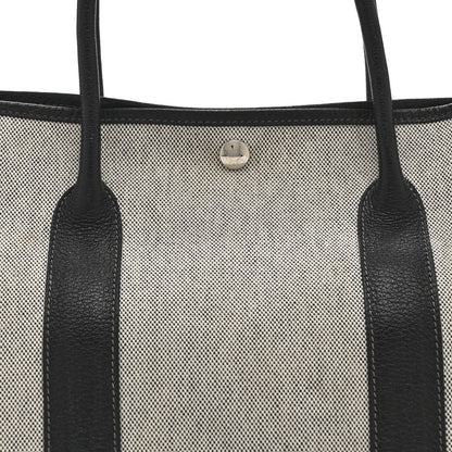 Toile Negonda Garden Party 36 MM Tote Black Ecru