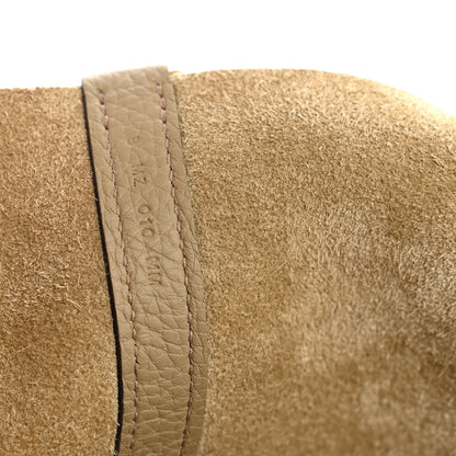 Taurillon Clemence Picotin Lock 22 MM Beige Marfa