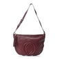Pebbled Calfskin Medium Soho Hobo Scarlatto