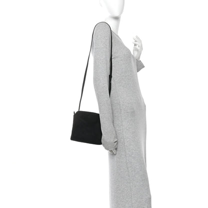 Suede Lina Crossbody Bag Black