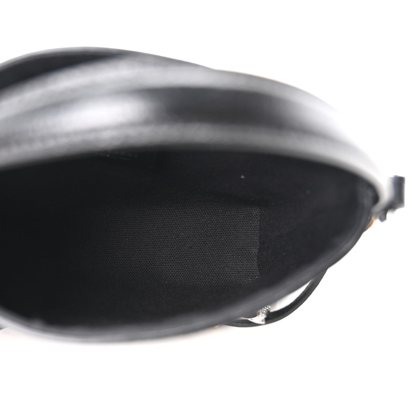 Tumbled Calfskin Nano Voyou Bag Black