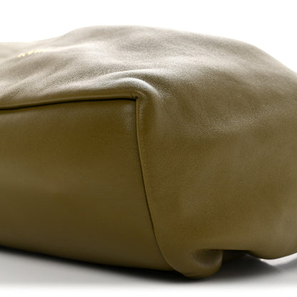Mellow Nappa Small Squeeze Bag Olive