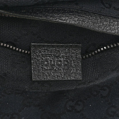 GG Monogram Double Pocket Belt Bag Black