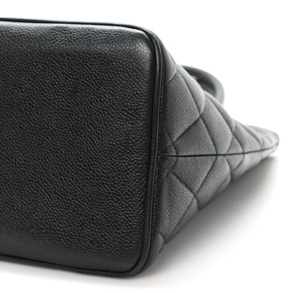 Caviar Quilted Medallion Tote