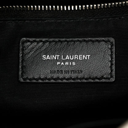 Lambskin Quilted Toy Loulou Puffer Monogram Chain Satchel Crema Soft