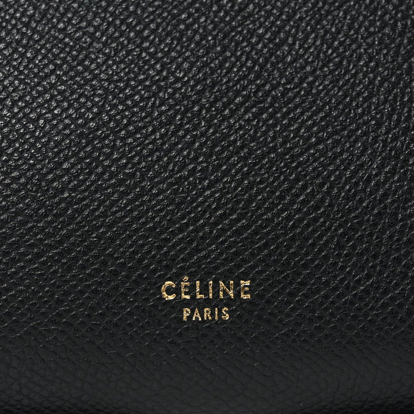 Grained Calfskin Small Belt Bag Black