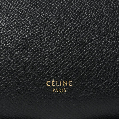 Grained Calfskin Small Belt Bag Black