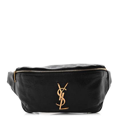 Grain De Poudre Monogram Belt Bag Black