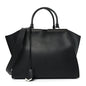 Vitello Dolce Shiny Nappa Petite 3Jours Tote Black