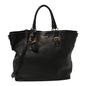 Vitello Daino Tote Black