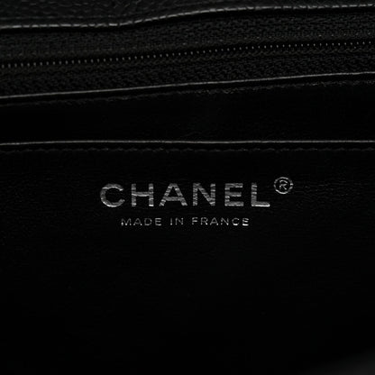 Caviar Quilted Jumbo Single Flap Black