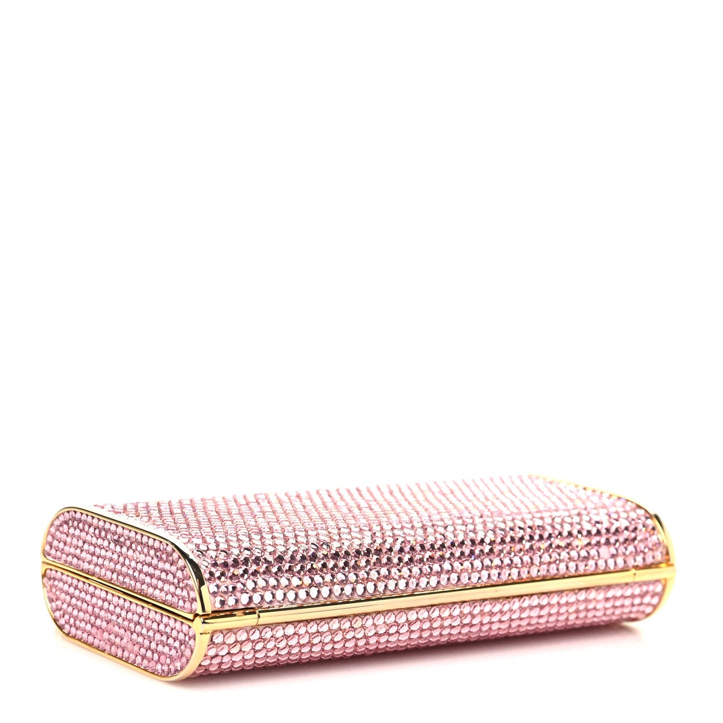 Swarovski Crystal Minaudiere Clutch Pink