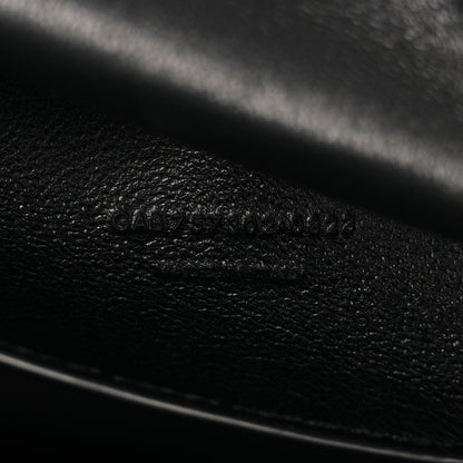 Smooth Calfskin Manhattan North South Shopper Tote Black