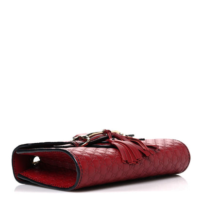 Soft Microguccissima Mini Emily Chain Shoulder Bag Rosso