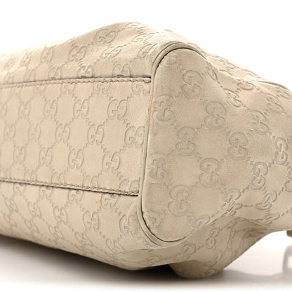 Guccissima Medium Sukey Tote Mystic White