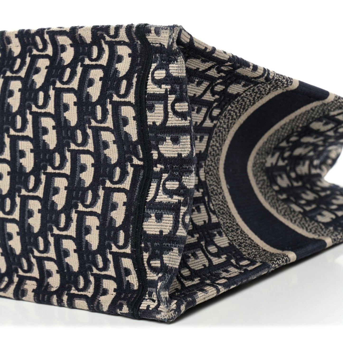 Oblique Medium Book Tote Blue Multicolor