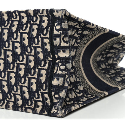 Oblique Medium Book Tote Blue Multicolor