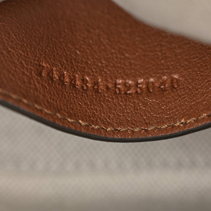 Sakai Be Green Calfskin Diagonal Stitched Blondie Top Handle Bag Cuir