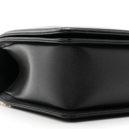 Caviar Quilted New Medium Boy Flap Black