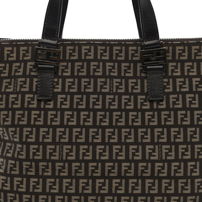 Zucchino Vitello Roll Tote Tobacco