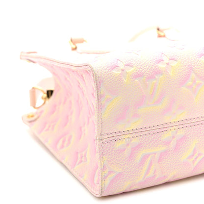 Empreinte Monogram Summer Stardust Onthego PM Pink