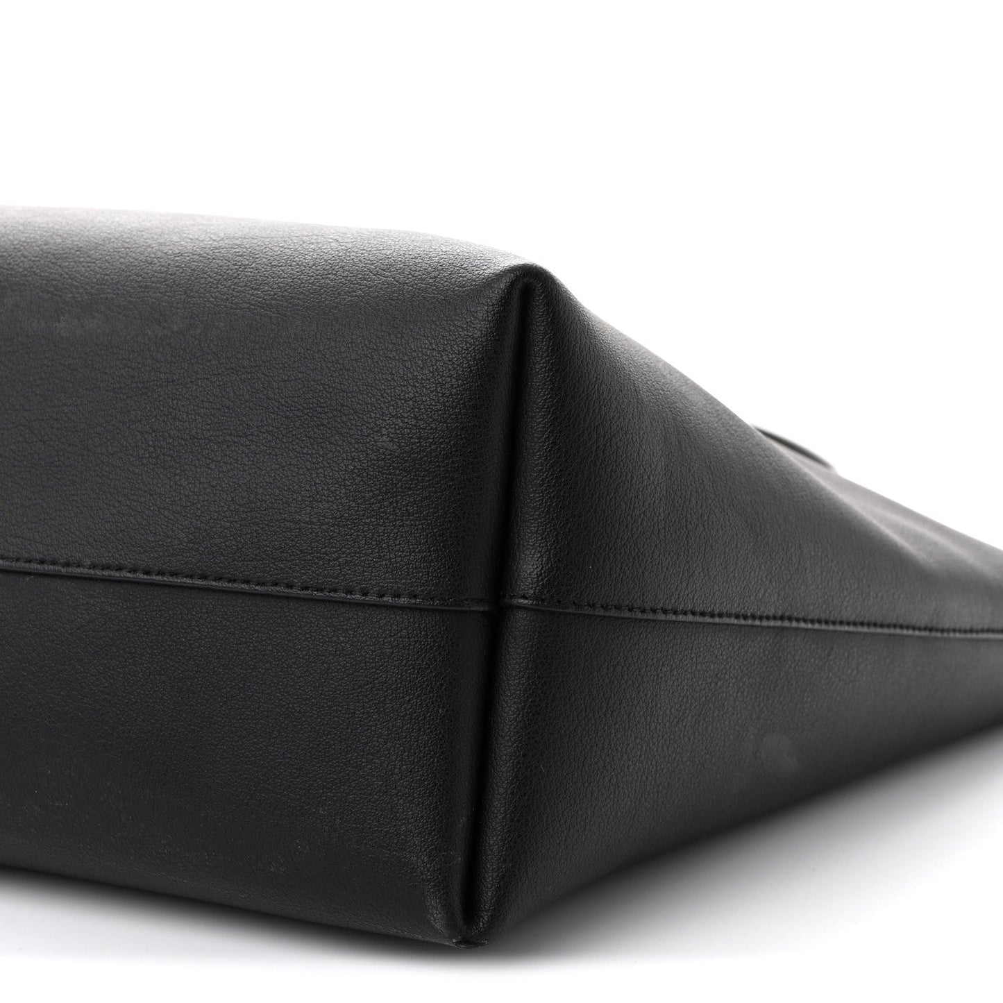Calfskin Large Shopping Tote Black