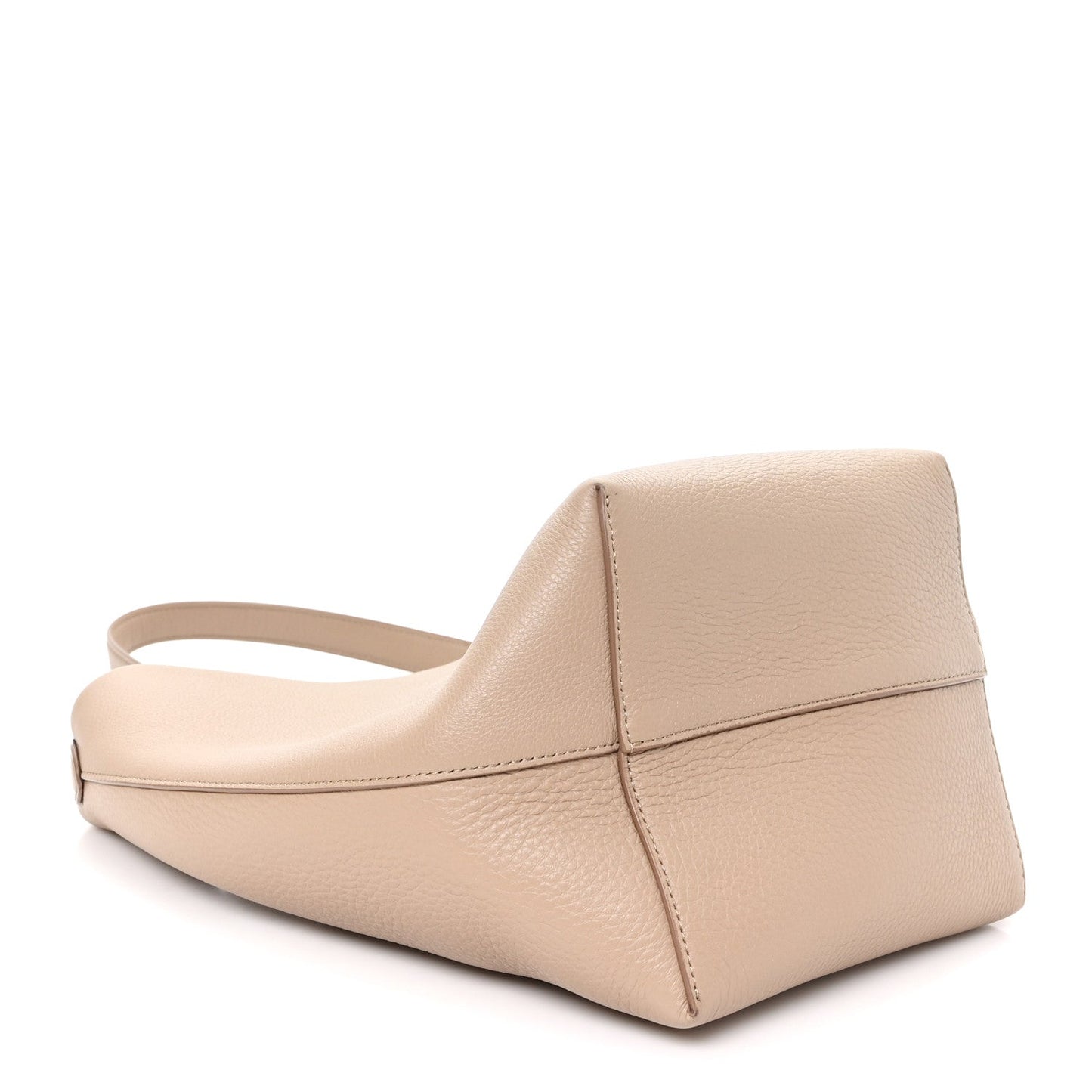 Grained Calfskin Medium N/S Park Tote Dark Taupe