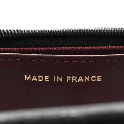 Caviar Quilted CC Turnlock Wallet On Chain WOC Black