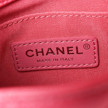 Caviar Quilted Mini Incognito Square Flap Pink