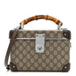GG Supreme Monogram Globe-Trotter Beauty Case Brown