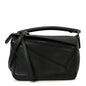 Calfskin Mini Puzzle Bag Black