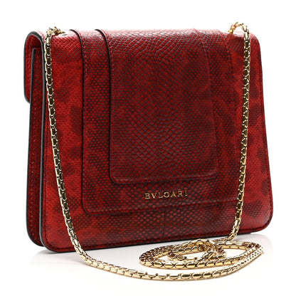 Karung Serpenti Forever Crossbody Red