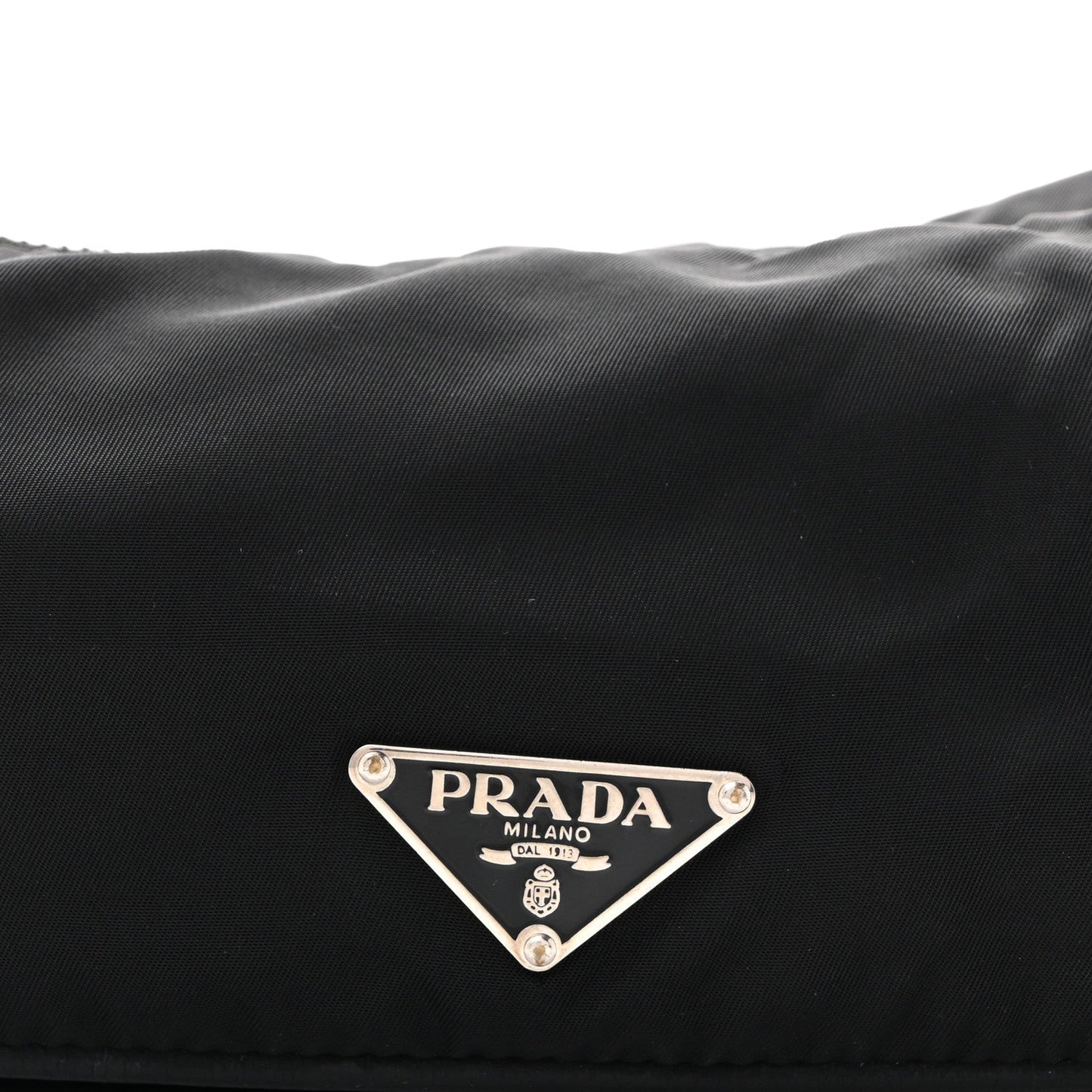 Tessuto Nylon Pochette Bag Black