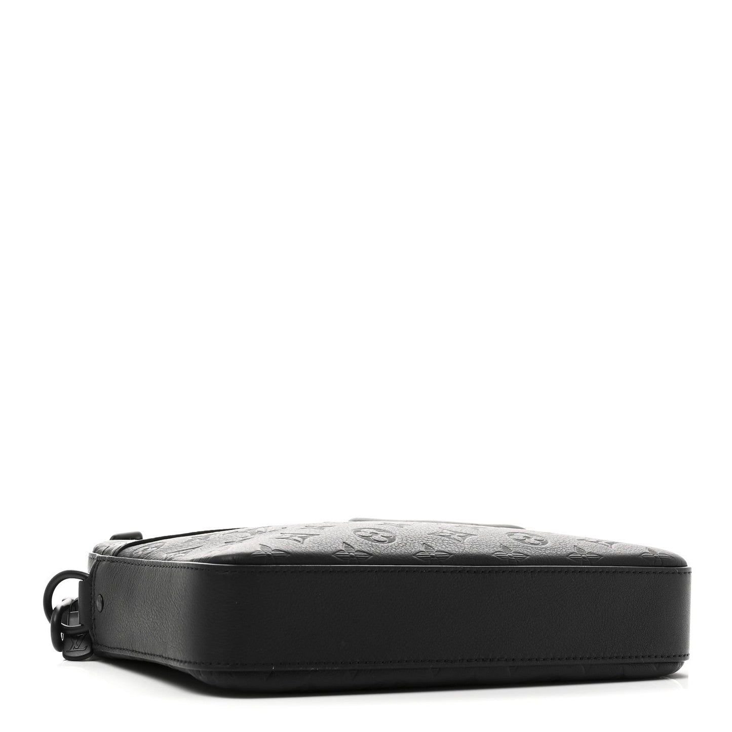 Calfskin Monogram Shadow Trio Messenger Black
