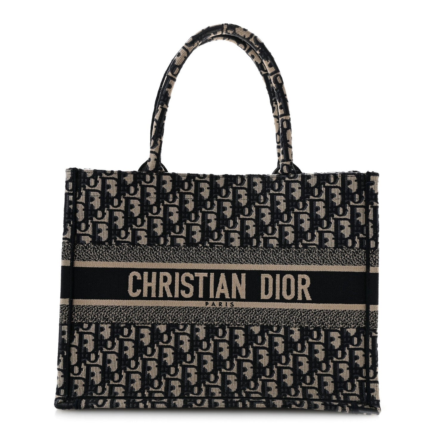 Oblique Medium Book Tote Blue Multicolor