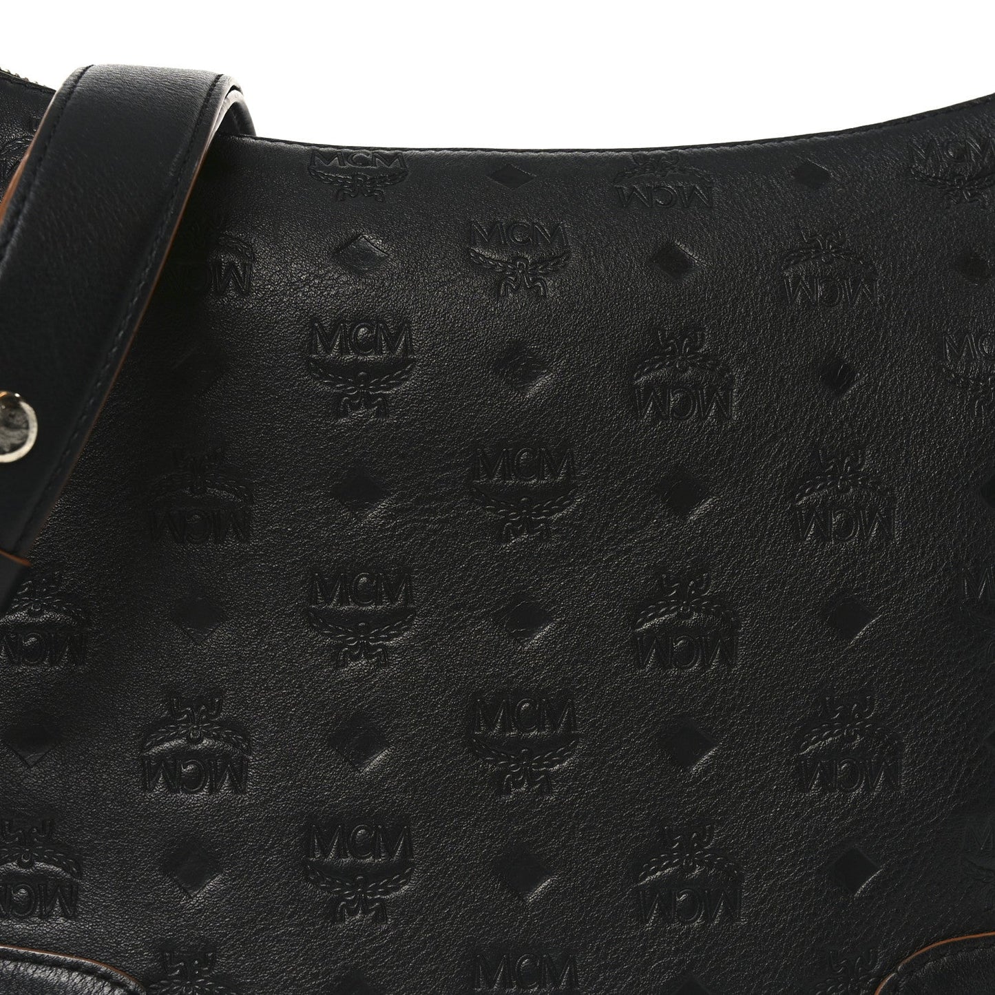 Calfskin Ottomar Monogram Klara Medium Hobo Black