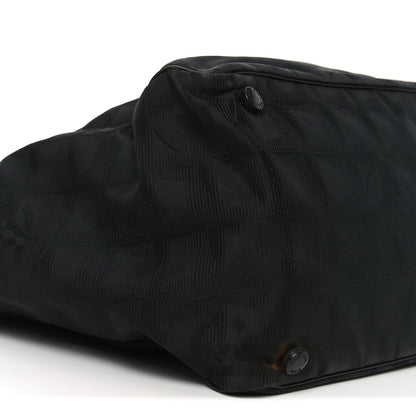 Nylon Large Travel Tote Black